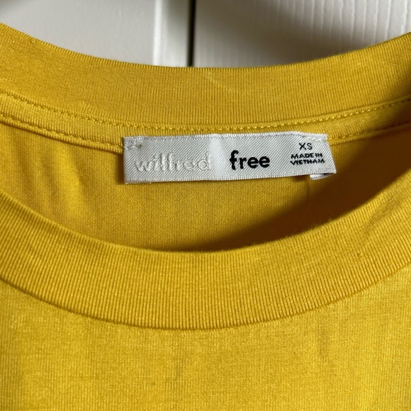 Aritza Wilfred Free Yellow Baby Tee Bodysuit - Picture 3 of 6
